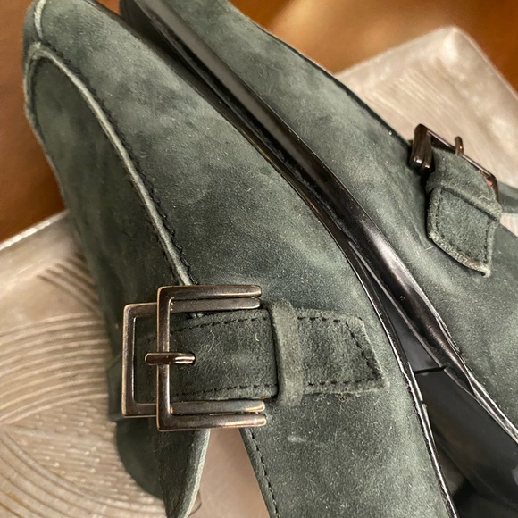 Forrest/ olive green suede loafers - Picture 9 of 9